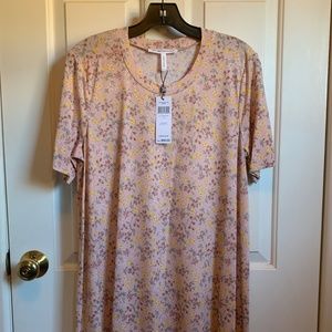 BCBGeneration Floral T-Shirt Dress
